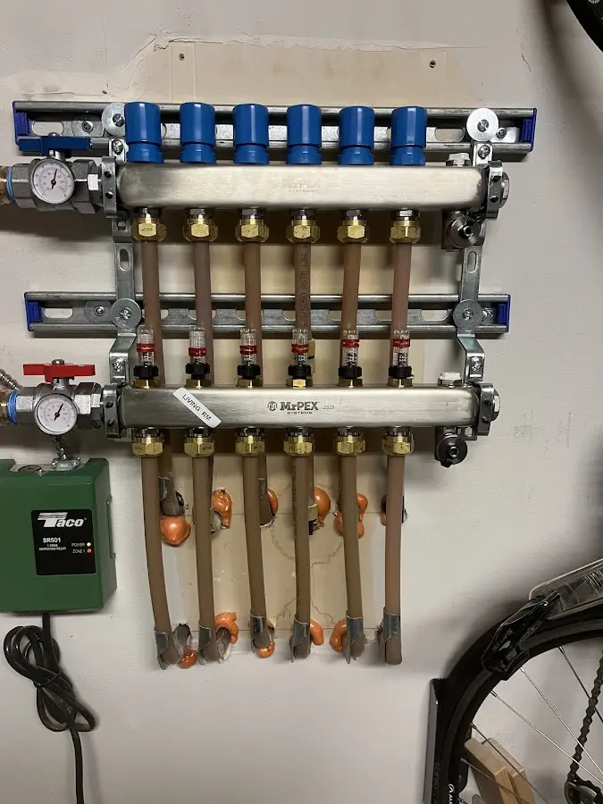 Plumber performing Leak Detection at a residential property in Pleasant Garden